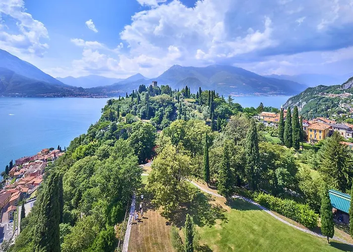 Castello Di Vezio In The Village