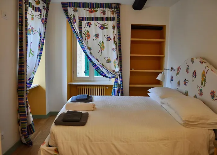 Castello Di Vezio In The Village